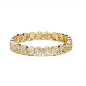 LISA GOZLAN ~ THE PAVÉ HAPPY FACE BRACELET